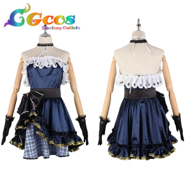 画像2: バーチャルYouTuber　VTuber　藍沢エマ　初期衣装　コスプレ衣装 (2)