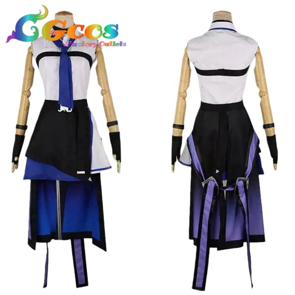 画像4: アイドルマスター シンデレラガールズ　速水奏　Nightwear　コスプレ衣装 (4)