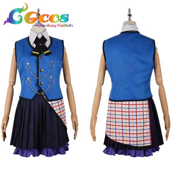 画像4: BanG Dream!（バンドリ！）　市ヶ谷有咲　7th☆LIVE　コスプレ衣装 (4)