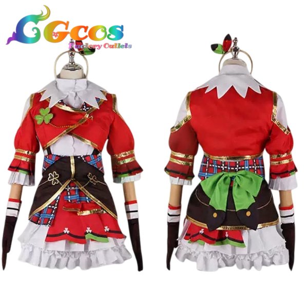 画像2: プロジェクトセカイ カラフルステージ！ feat. 初音ミク　日野森雫　手作りおにぎり召し上がれ♪　コスプレ衣装 (2)