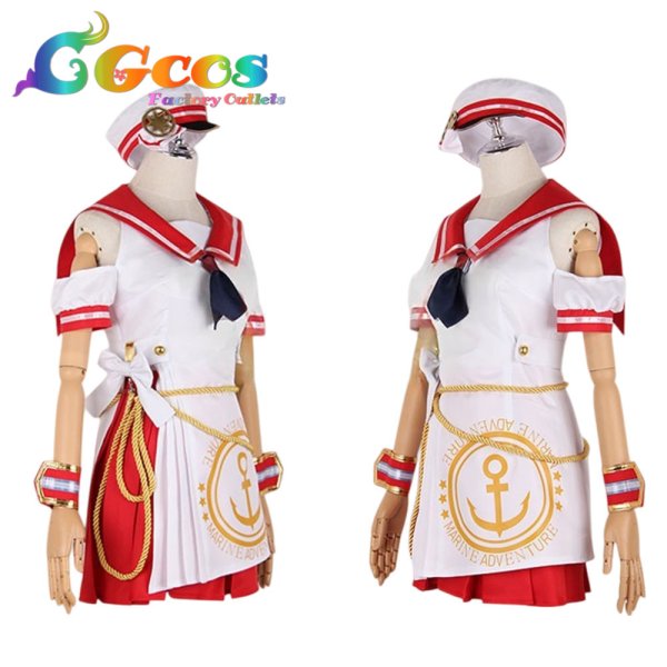 画像3: プロジェクトセカイ カラフルステージ！ feat. 初音ミク　桐谷遥　セイラーキャプテン　思い出はドーナツとともに　コスプレ衣装 (3)