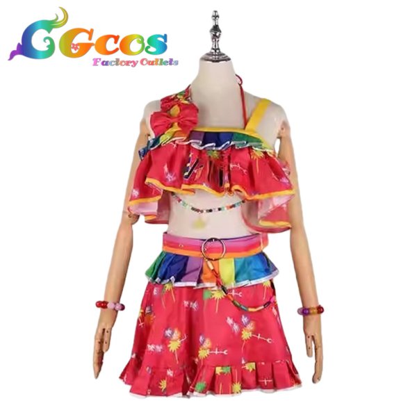 画像1: アイカツ！　夏樹みくる　サマーデイミラクル　コスプレ衣装 (1)