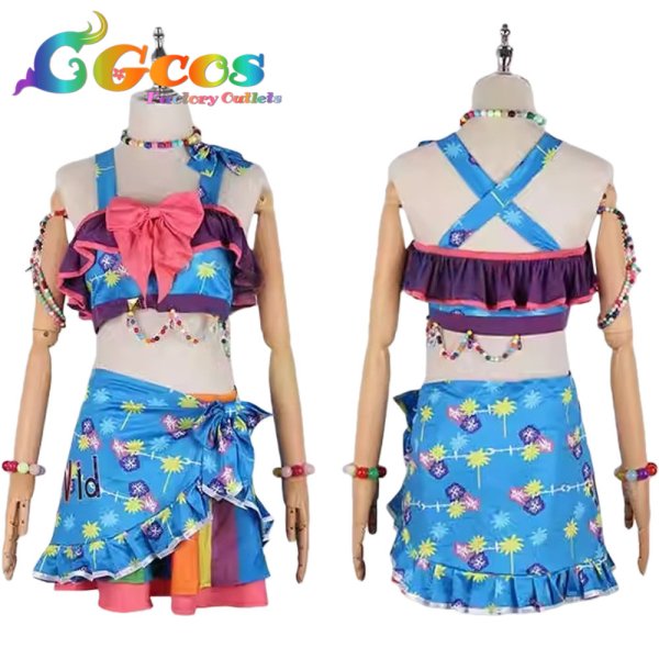 画像2: アイカツ!　神崎美月　サマーデイムーン　コスプレ衣装 (2)