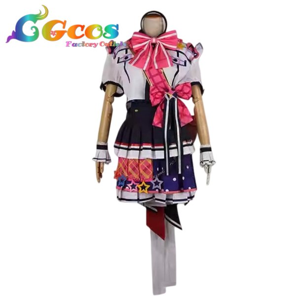 画像1: BanG Dream!（バンドリ！）　戸山香澄　チアフルスター☆　チアフルスター☆　2周年　コスプレ衣装 (1)