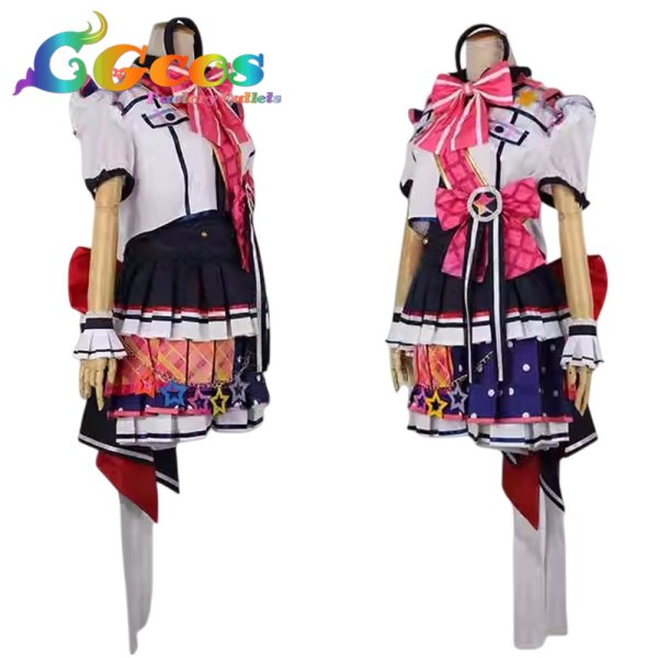 画像3: BanG Dream!（バンドリ！）　戸山香澄　チアフルスター☆　チアフルスター☆　2周年　コスプレ衣装 (3)