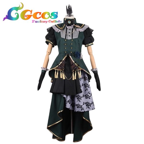 画像1: BanG Dream!（バンドリ！）　湊友希那　ロフティアンビション/3周年　コスプレ衣装 (1)