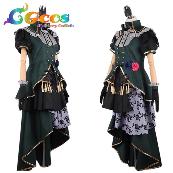 画像3: BanG Dream!（バンドリ！）　湊友希那　ロフティアンビション/3周年　コスプレ衣装 (3)