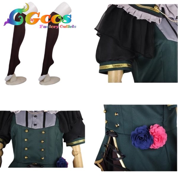 画像4: BanG Dream!（バンドリ！）　湊友希那　ロフティアンビション/3周年　コスプレ衣装 (4)