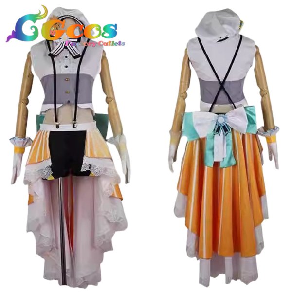 画像4: バーチャルYouTuber　VTuber　大空スバル　アイドル衣装　コスプレ衣装 (4)