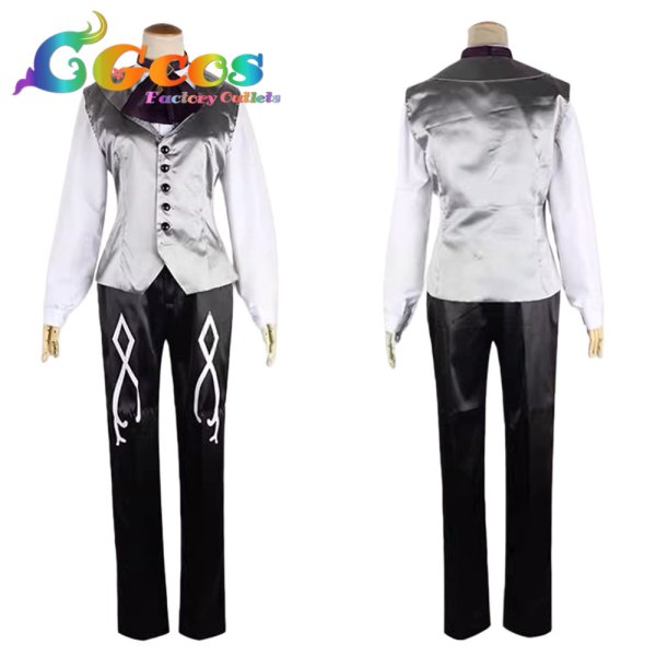 画像4: あんさんぶるスターズ！　あんスタ　月永レオ　追憶＊モノクロのチェックメイト　コスプレ衣装 (4)