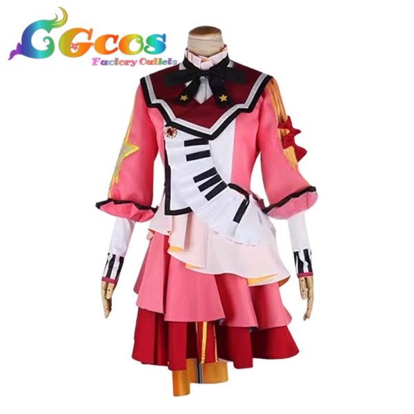 画像1: プロジェクトセカイ カラフルステージ！ feat. 初音ミク　初音ミク　スマイリング・マーチング　キラキラ笑顔の魔法　コスプレ衣装 (1)