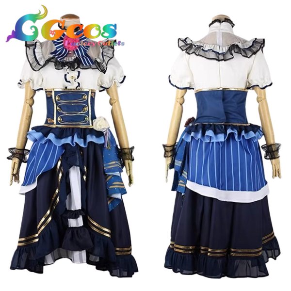 画像2: BanG Dream!（バンドリ！）　宇田川?子　ノーブル・ローズ　Noble・Rose　コスプレ衣装 (2)