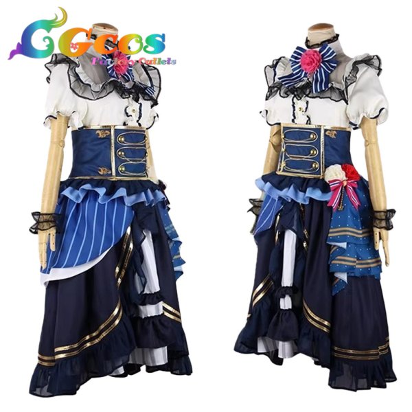 画像3: BanG Dream!（バンドリ！）　宇田川?子　ノーブル・ローズ　Noble・Rose　コスプレ衣装 (3)