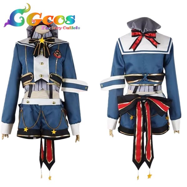 画像2: バーチャルYouTuber　VTuber　大空スバル　 アイドル衣装　コスプレ衣装 (2)