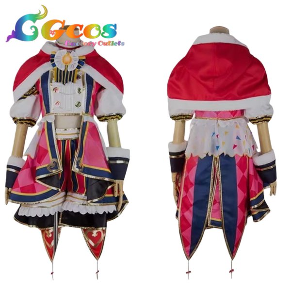 画像2: BanG Dream!（バンドリ！）　弦巻こころ　スマイルシーカー！/2周年　コスプレ衣装 (2)