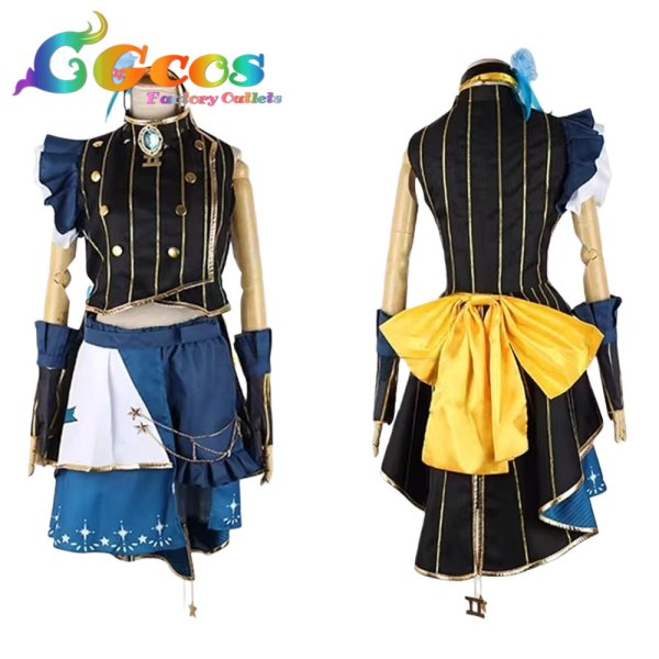 画像2: マクロスΔ　カナメ・バッカニア　流星の奏でる旋律　コスプレ衣装 (2)