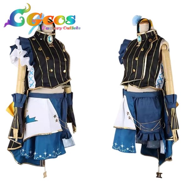 画像3: マクロスΔ　カナメ・バッカニア　流星の奏でる旋律　コスプレ衣装 (3)