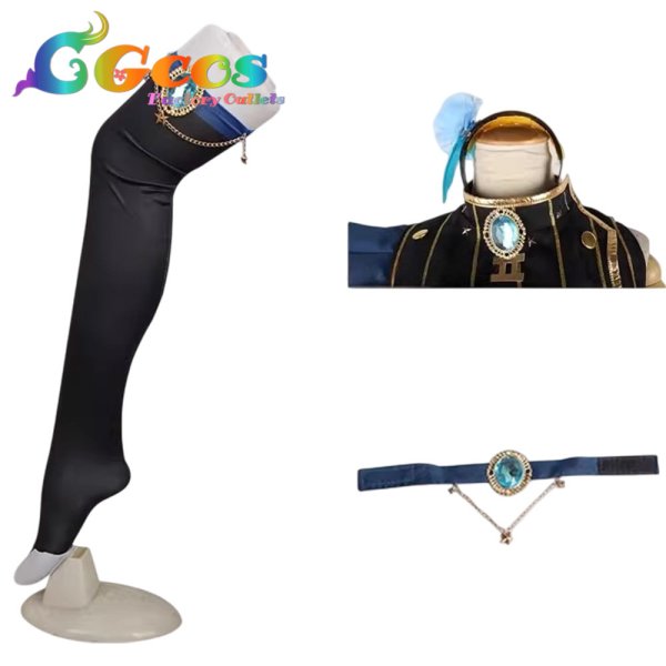 画像4: マクロスΔ　カナメ・バッカニア　流星の奏でる旋律　コスプレ衣装 (4)