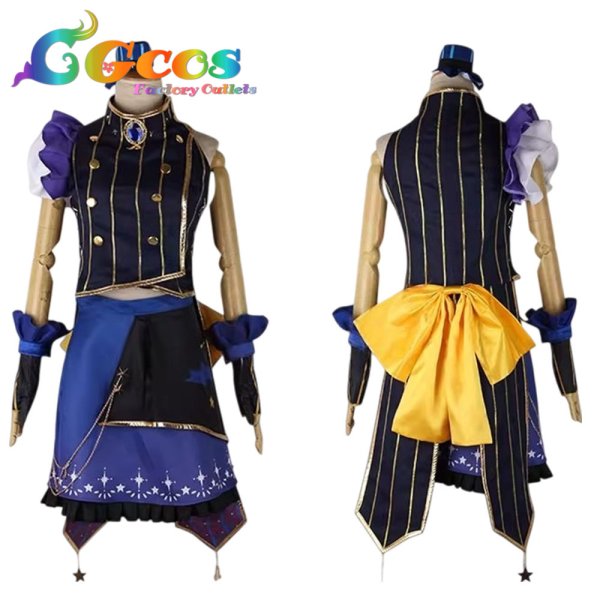 画像2: マクロスΔ　美雲・ギンヌメール　流星の奏でる旋律　コスプレ衣装 (2)