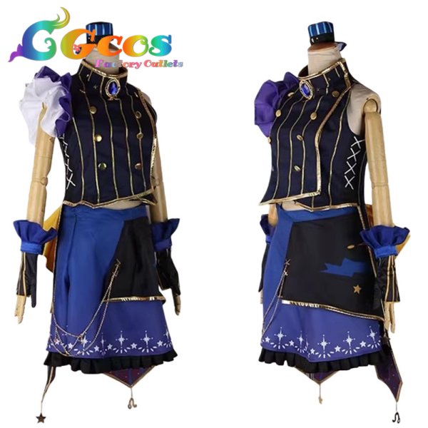 画像3: マクロスΔ　美雲・ギンヌメール　流星の奏でる旋律　コスプレ衣装 (3)