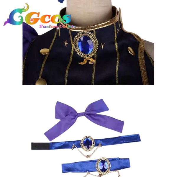 画像4: マクロスΔ　美雲・ギンヌメール　流星の奏でる旋律　コスプレ衣装 (4)