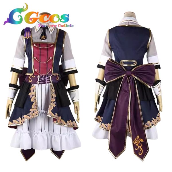 画像1: BanG Dream!（バンドリ！）　湊友希那　7th☆LIVE　コスプレ衣装 (1)