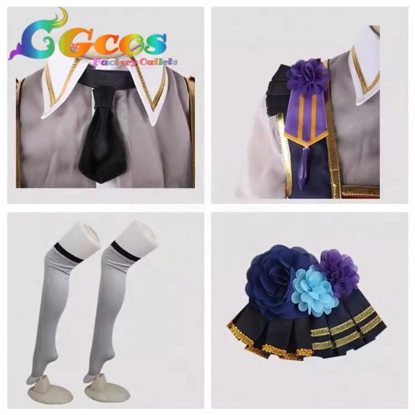 画像3: BanG Dream!（バンドリ！）　湊友希那　7th☆LIVE　コスプレ衣装 (3)