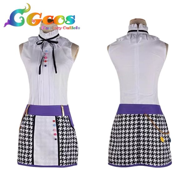 画像2: BanG Dream!（バンドリ！）　市ヶ谷有咲　二重の虹　ダブル レインボウ　コスプレ衣装 (2)