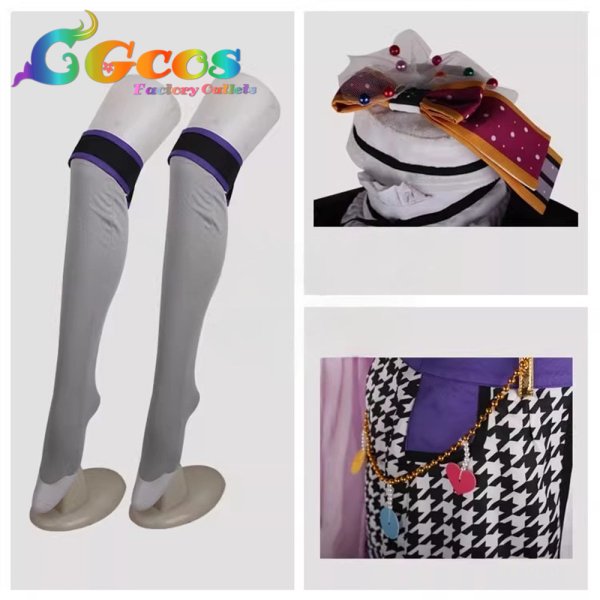 画像3: BanG Dream!（バンドリ！）　市ヶ谷有咲　二重の虹　ダブル レインボウ　コスプレ衣装 (3)