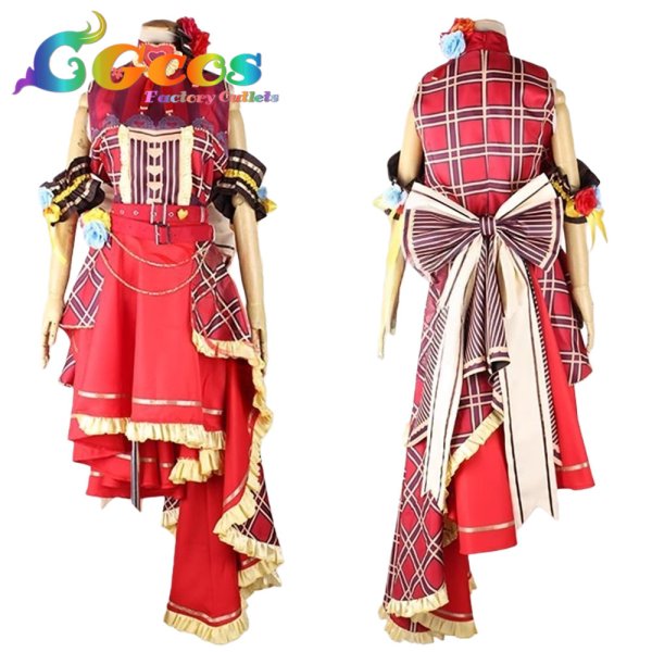 画像1: BanG Dream!（バンドリ！）　今井リサ　ドタバタハッピーバレンタイン　コスプレ衣装 (1)