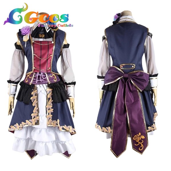 画像1: BanG Dream!（バンドリ！）　白金燐子　7th☆LIVE　コスプレ衣装 (1)