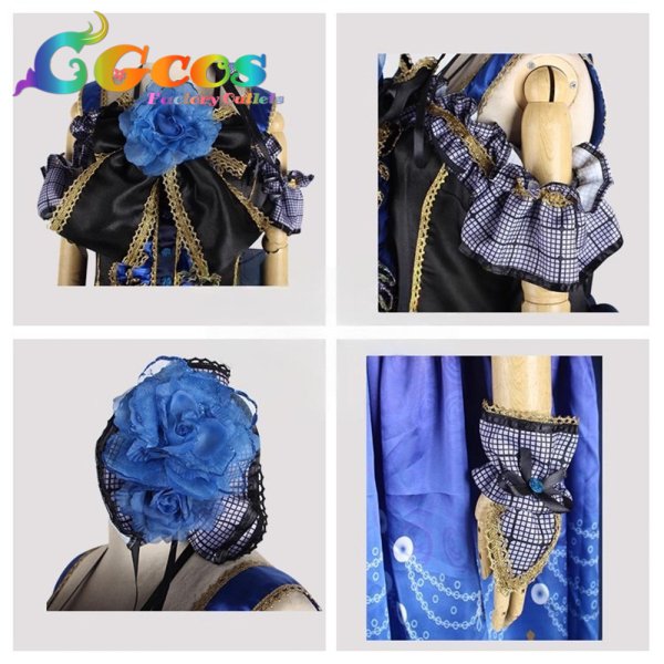 画像2: BanG Dream!（バンドリ！）　白金燐子　4thシングル　ONENESS　コスプレ衣装 (2)