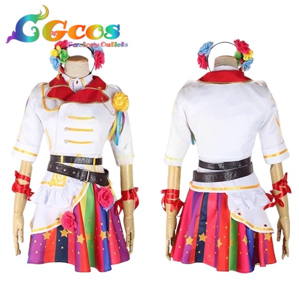 画像1: BanG Dream!（バンドリ！）　戸山香澄　9th Single　CiRCLING　コスプレ衣装 (1)