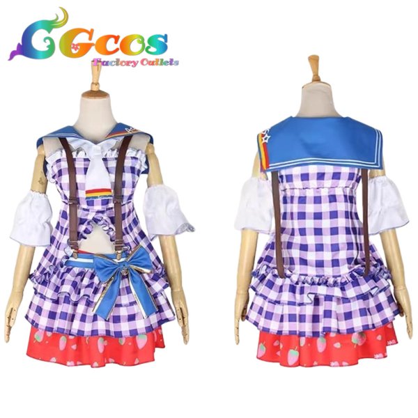 画像1: ラブライブ！サンシャイン!!　津島善子　サマービーチ編　覚醒後　コスプレ衣装 (1)