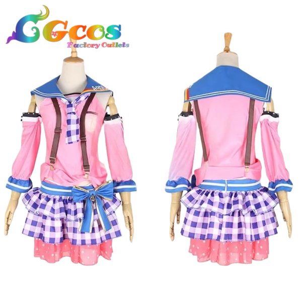 画像1: ラブライブ！サンシャイン!!　黒澤ルビィ　サマービーチ編　覚醒後　コスプレ衣装 (1)