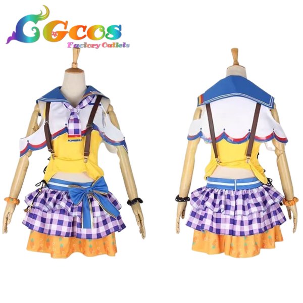 画像1: ラブライブ！サンシャイン!!　国木田花丸　サマービーチ編　覚醒後　コスプレ衣装 (1)