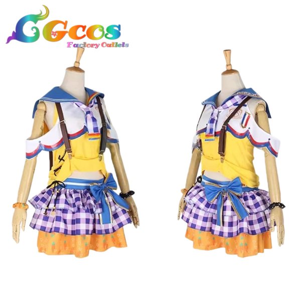 画像2: ラブライブ！サンシャイン!!　国木田花丸　サマービーチ編　覚醒後　コスプレ衣装 (2)