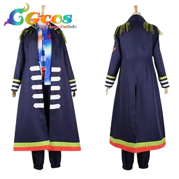 画像1: A3!(エースリー)　斑鳩三角　夏組第三回公演　抜錨！スカイ海賊団　コスプレ衣装 (1)