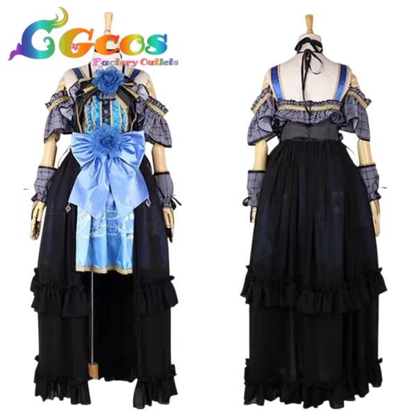 画像1: BanG Dream!（バンドリ！）　湊友希那　4thシングル　ONENESS　コスプレ衣装 (1)