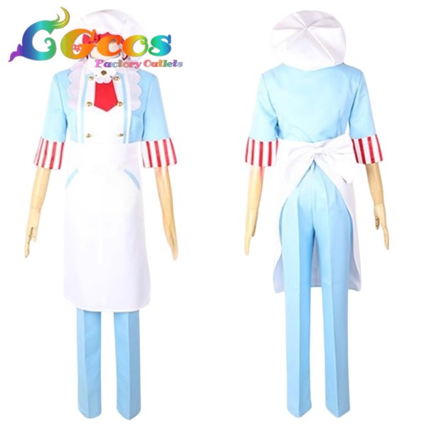 画像1: キラキラ☆プリキュアアラモード　剣城あきら(キュアショコラ)　パティシエ服　コスプレ衣装 (1)