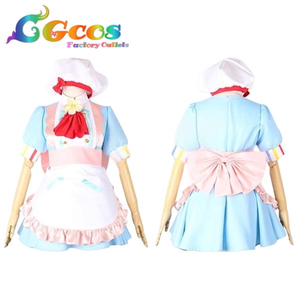 画像1: キラキラ☆プリキュアアラモード　キラ星シエル(キュアパルフェ)　パティシエ服　コスプレ衣装 (1)