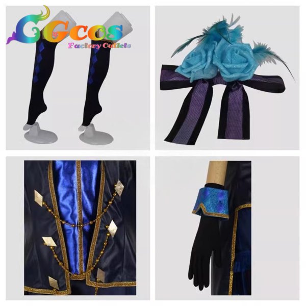 画像3: アイドルマスター シンデレラガールズ　速水奏　Tulip　コスプレ衣装 (3)