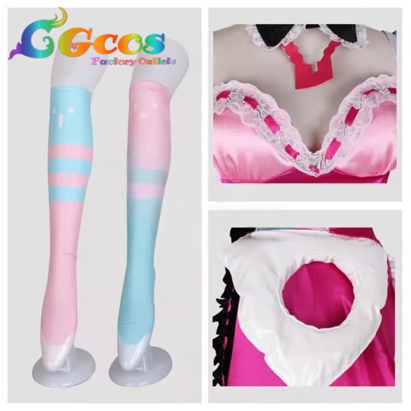 画像3: マクロスΔ　マキナ・中島　ステージ衣装「ブラウ・ブルーメ」　コスプレ衣装 (3)