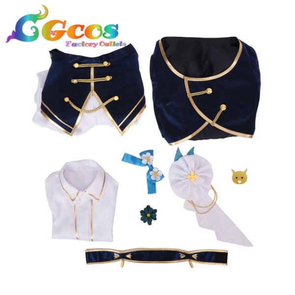 画像4: バーチャルYouTuber　Vtuber　町田ちま　5th Anniversary　SYMPHONIA　コスプレ衣装 (4)