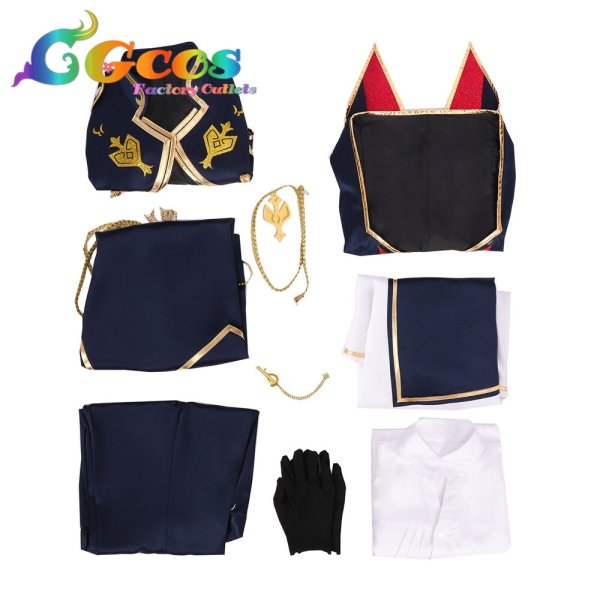 画像4: バーチャルYouTuber　Vtuber　Seraph Dazzlegarden（セラフ・ダズルガーデン）　5th Anniversary　コスプレ衣装 (4)