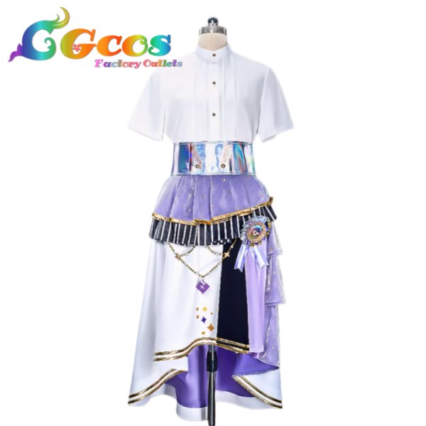 画像4: プロジェクトセカイ カラフルステージ！ feat. 初音ミク　朝比奈まふゆ　5th Anniversary 感謝祭　コスプレ衣装 (4)