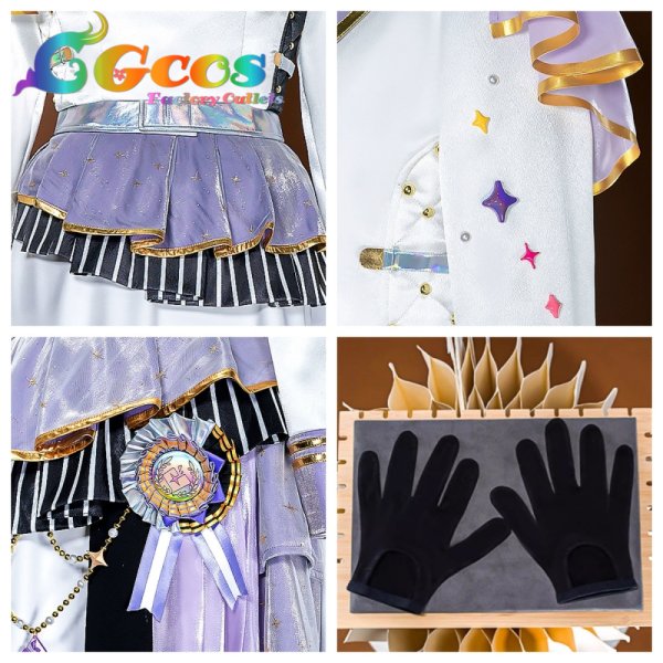 画像6: プロジェクトセカイ カラフルステージ！ feat. 初音ミク　朝比奈まふゆ　5th Anniversary 感謝祭　コスプレ衣装 (6)