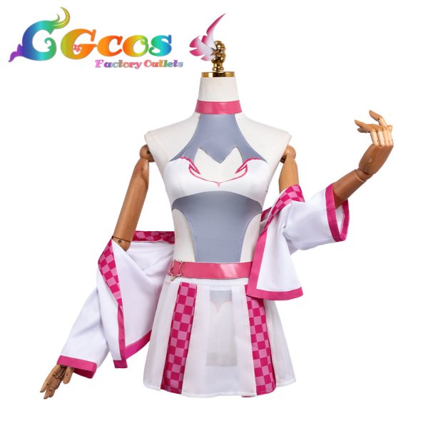 画像1: Fate/kaleid liner プリズマ☆イリヤ Licht 名前の無い少女　イリヤ　レースクイーン　コスプレ衣装 (1)