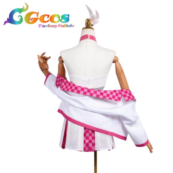 画像2: Fate/kaleid liner プリズマ☆イリヤ Licht 名前の無い少女　イリヤ　レースクイーン　コスプレ衣装 (2)