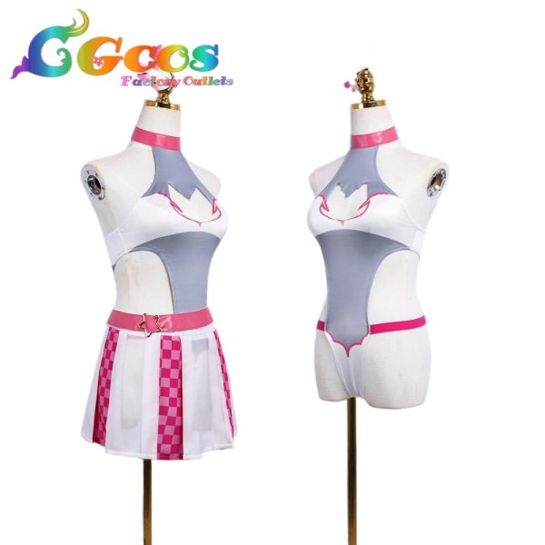 画像3: Fate/kaleid liner プリズマ☆イリヤ Licht 名前の無い少女　イリヤ　レースクイーン　コスプレ衣装 (3)